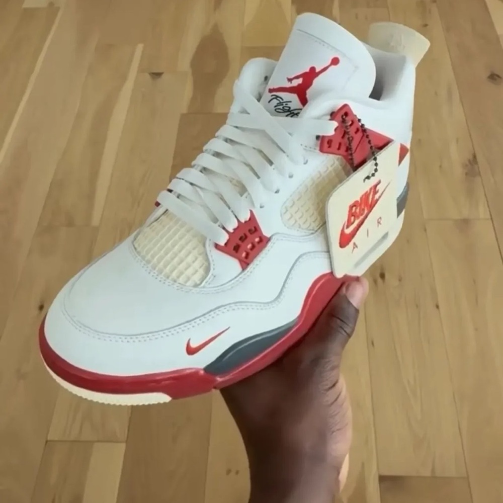 NIGEL SYLVESTER’S AIR JORDAN 4 “BRICK AFTER BRICK” SZ 12 - Picture 2 of 13